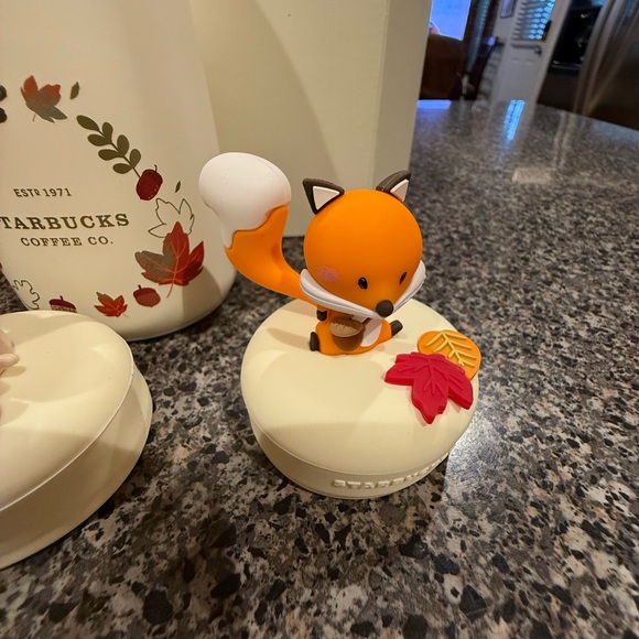 Starbucks China Autumn Festival Stainless Tumbler + Animal Lids 80oz - Picture 7 of 13